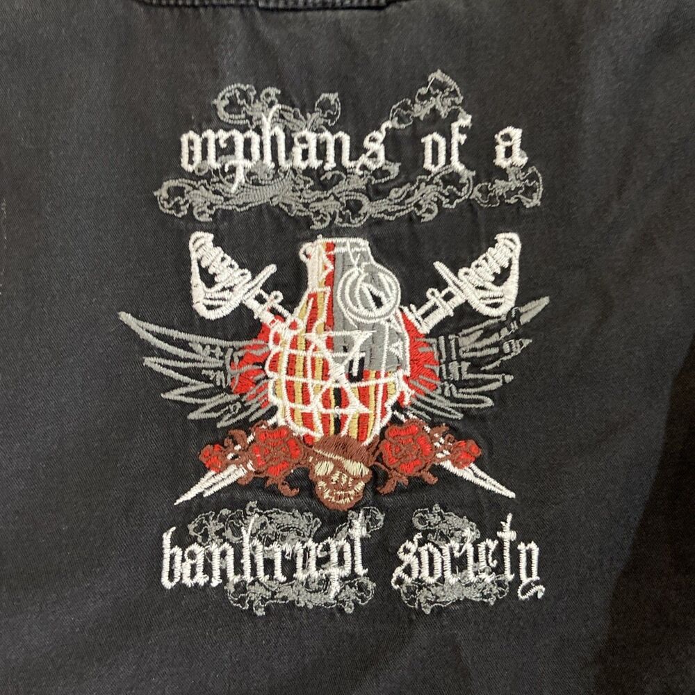 Toxic Waste Shirt Mens 4XL Orphans Bankrupt society Punk Rock Short Sleeve - Picture 3 of 11